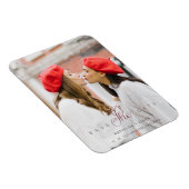 洗練されたカスタムフォトカップルのレズビアンゲイ マグネット (右側)