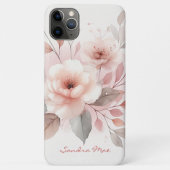 洗練されたクラシカルで繊細な水彩花 Case-Mate iPhoneケース (裏面)