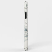 洗練されたクラシカルで繊細な水彩花 Case-Mate iPhoneケース (裏面/右)