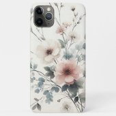 洗練されたクラシカルで繊細な水彩花 Case-Mate iPhoneケース (裏面)