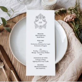 洗練されたクラシックスクリプトブラック&ホワイト結婚ズ プログラム