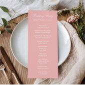 洗練されたクラシック赤面ピンク結婚ズ プログラム