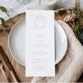 洗練されたクラシック赤面ピンク結婚ズ プログラム