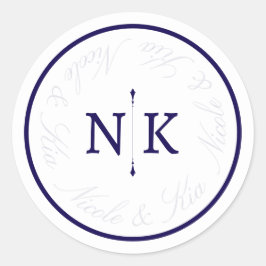 洗練されたクラシック ラウンドシール