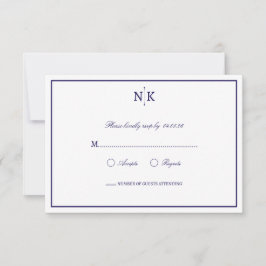 洗練されたクラシック 出欠カード