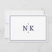 洗練されたクラシック 出欠カード (裏面)