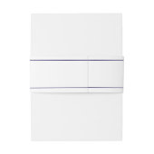 洗練されたクラシック 招待状ベリーバンド (裏面例)