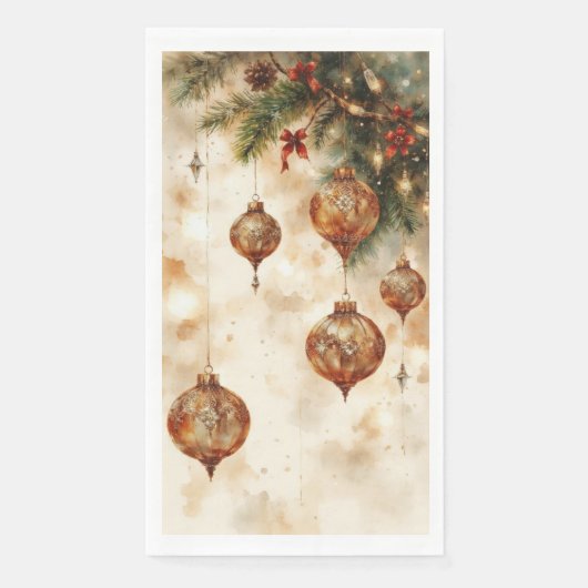 洗練されたクリスマスオーナメントのアレイ (正面)