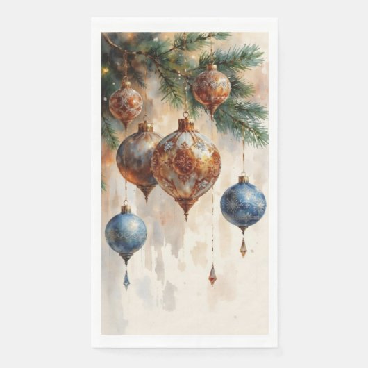 洗練されたクリスマスオーナメントのアレイ (正面)