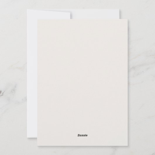 洗練されたクリーム&ブラックハッピーホリデーズフォト シーズンカード (裏面)