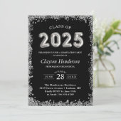 洗練されたグリッターアクセント2025グラードパーティー 招待状 (スタンド正面)