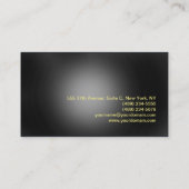 洗練されたグレースタイリッシュモダンプロフェッショナル 名刺 (裏面)