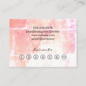 洗練されたグ芸術的ランギーロイヤリティ ロイヤリティカード (裏面)