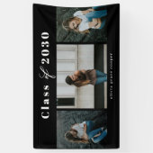 洗練されたコラージュ編集可能なカラー卒業バナー 横断幕 (縦)