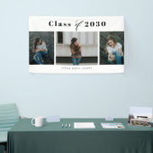 洗練されたコラージュ編集可能なカラー卒業バナー 横断幕 (トレードショー)