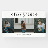 洗練されたコラージュ編集可能なカラー卒業バナー 横断幕 (横)