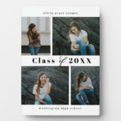 洗練されたコラージュ編集可能カラー卒業プラーク フォトプラーク (正面)
