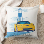 洗練されたコルベット自動車アート クッション (ブランケット)