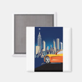 洗練されたコルベット自動車アート マグネット (正面/裏面)