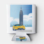 洗練されたコルベット自動車アート 缶クーラー (裏面)