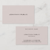 洗練されたゴシックフォントプモダンレーントエレガントップ 名刺 (正面/裏面)