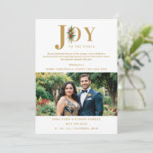 洗練されたシックなポインセティアス結婚ガーランドの写真 セーブザデート (スタンド正面)