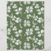 洗練されたシャムロックススクラップブック紙 (正面)