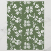 洗練されたシャムロックススクラップブック紙 (正面)