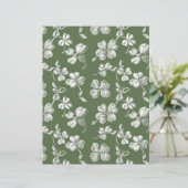 洗練されたシャムロックススクラップブック紙 (スタンド正面)