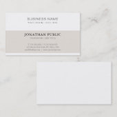 洗練されたシンプルプモダンレーントレンディーラグジュアリ 名刺 (正面/裏面)