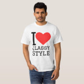 洗練されたスタイルが好き Tシャツ (正面フル)