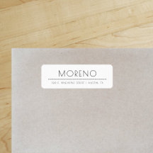 洗練されたスタイルシック差出人住所