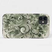 洗練されたセージ Case-Mate iPhoneケース (裏面(横))