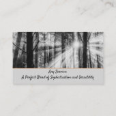 洗練されたソーシャル自然イメージの風景 名刺 (裏面)