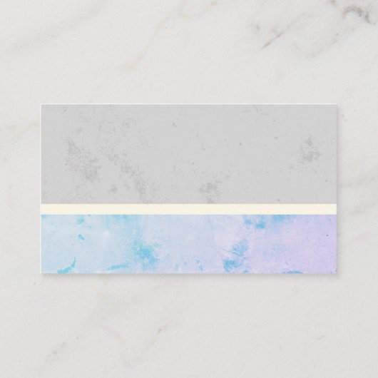 洗練されたテクスチャ企業のカラーブロック 名刺 (裏面)