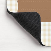 洗練されたデザインとQuiet Stampとバラ マウスパッド (コーナー)