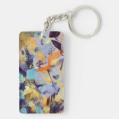 洗練されたデザインのキーケース キーホルダー (裏面)