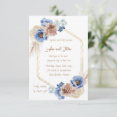 洗練されたデザイン 招待状 (スタンド正面)