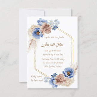 洗練されたデザイン 招待状