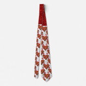 洗練されたハートはタイで１つ結びにする ネクタイ (裏面)