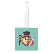 洗練されたハートチョコレートボックス キューブオーナメント (正面)