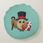 洗練されたハートチョコレートボックス ラウンドクッション (裏面)