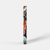 洗練されたバラフローラiPhone 12ミニケースアート iPhoneケース (右側面)