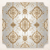 洗練されたパターンコースター ペーパーコースター (正面)