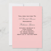 洗練されたパリフローラレースヴィンテージティーパーティー 招待状 (裏面)