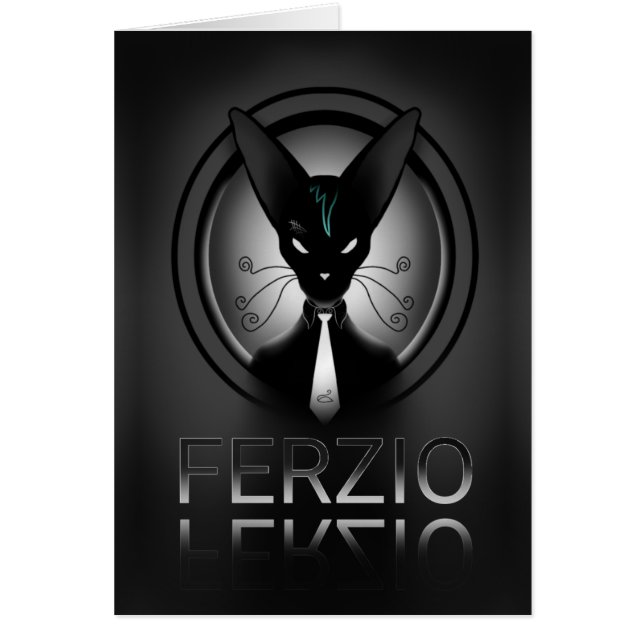 洗練されたパンク猫 (正面)