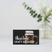 洗練されたビールのジョッキの技術のビール醸造所 名刺 (スタンド正面)