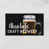 洗練されたビールのジョッキの技術のビール醸造所 名刺 (正面)