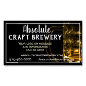 洗練されたビールマグクラフトビール会社 マグネット名刺 (正面)