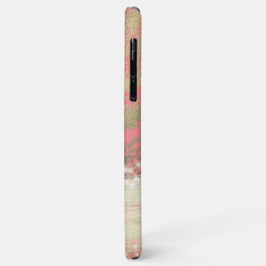 洗練されたピンクフォイルきらびやかな甘い16 Case-Mate iPhoneケース (裏面/左)